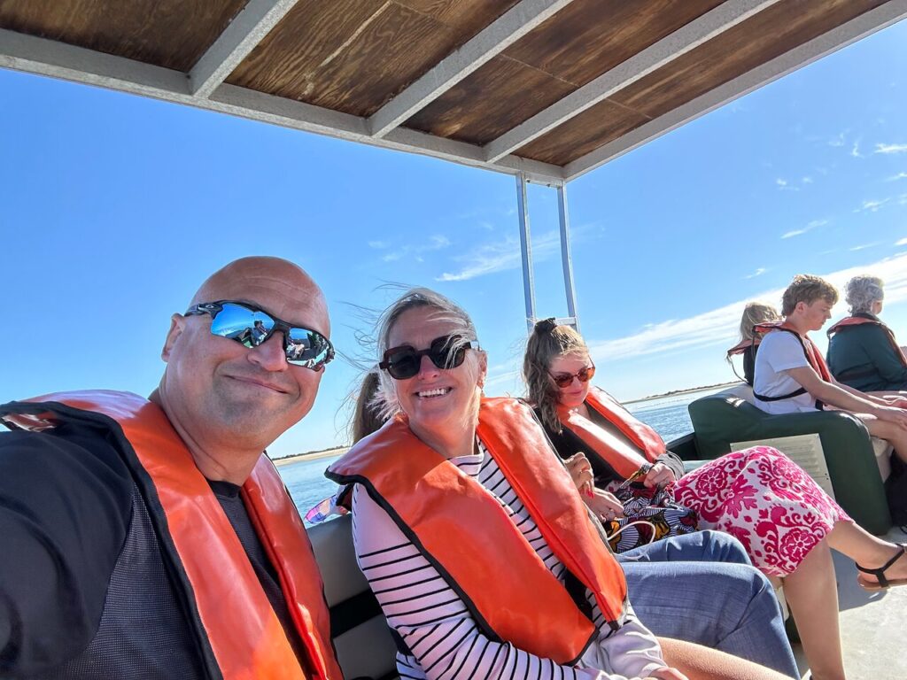 Lake Victoria sunset boat cruise Uganda